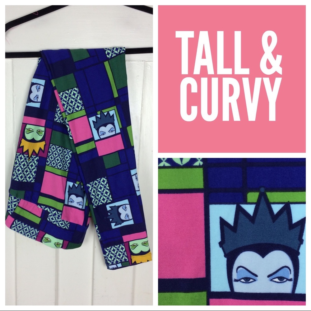 NEW LuLaRoe Disney Evil Queen Leggings- Tall/Curvy